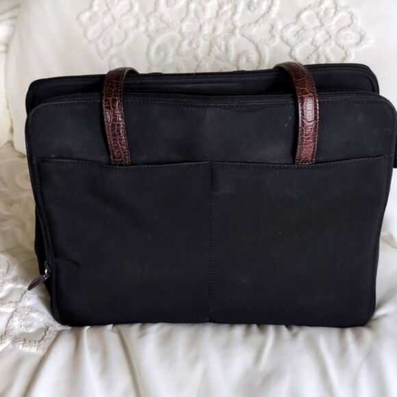 Brighton -One World Satchel, Briefcasette -Dual Handle Shoulder Bag - Picture 6 of 17